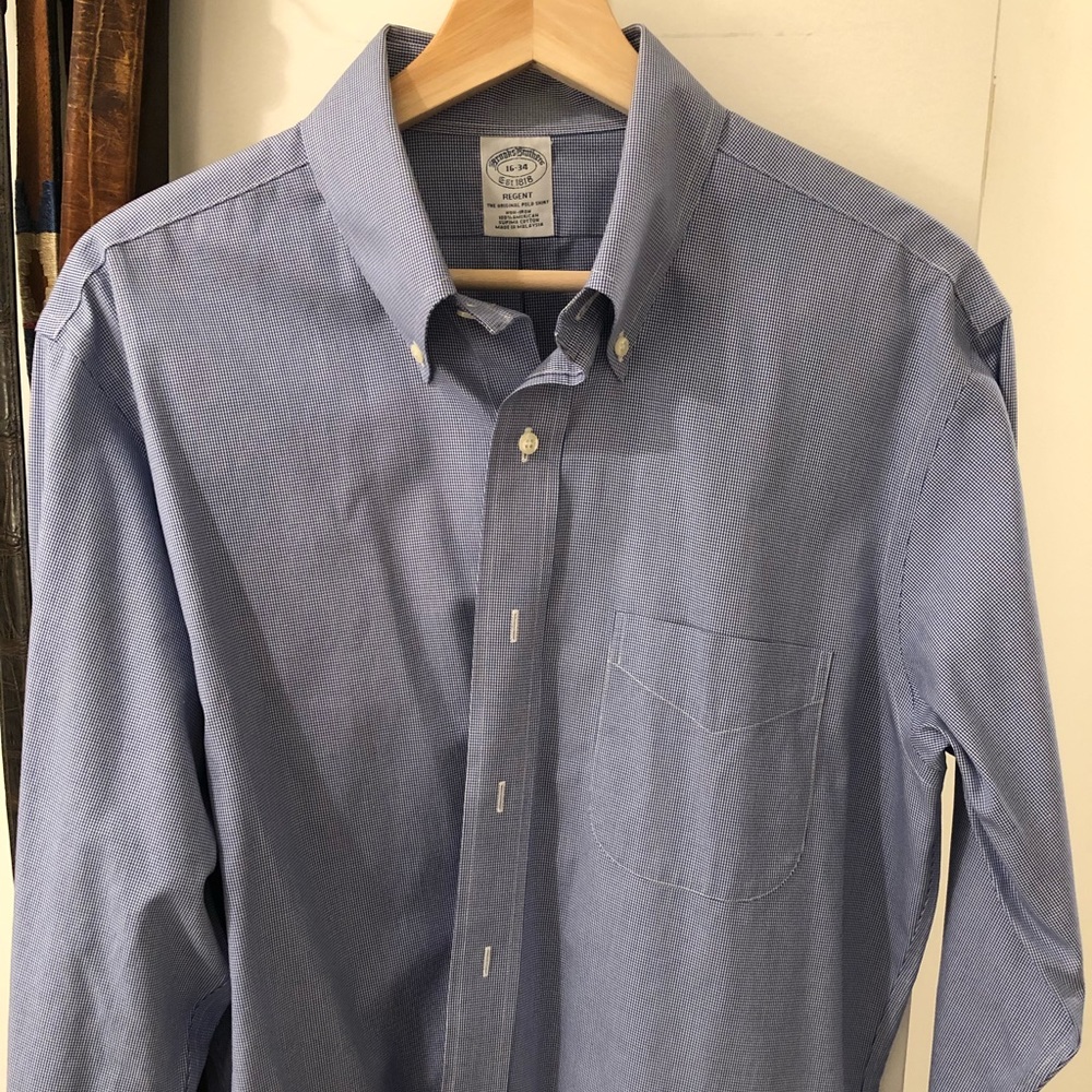 Brooks Brothers long sleeved shirt. Regent. 16-34